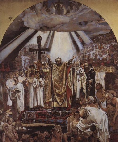 The Baptism of Russia, 1885, Viktor Vasnetsov