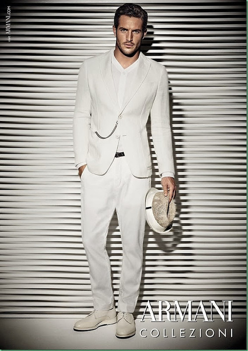 bloggossipboy:  Campanha: Justice Joslin p/ Armani Collezioni S/S 2014 