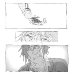 tomiyeee:  have a shitty lil comic~~(sorry it took so long lol high school noct and prompto are hard to draw)