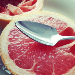veganfeast:  I love the grapefruit spoon.