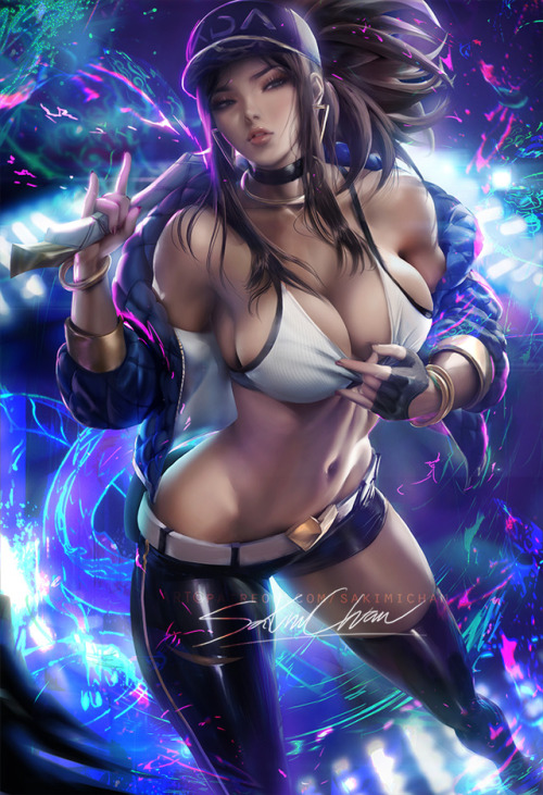 sakimichan: Continuing off of the K/DA series porn pictures