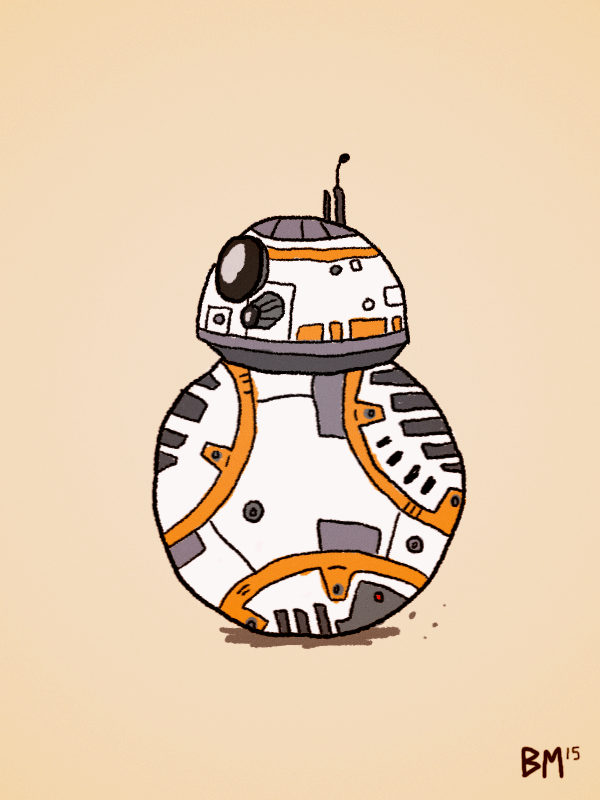 Nerdist.com — branmoats: BB8 - Star Wars Emoji Series BB8 is...