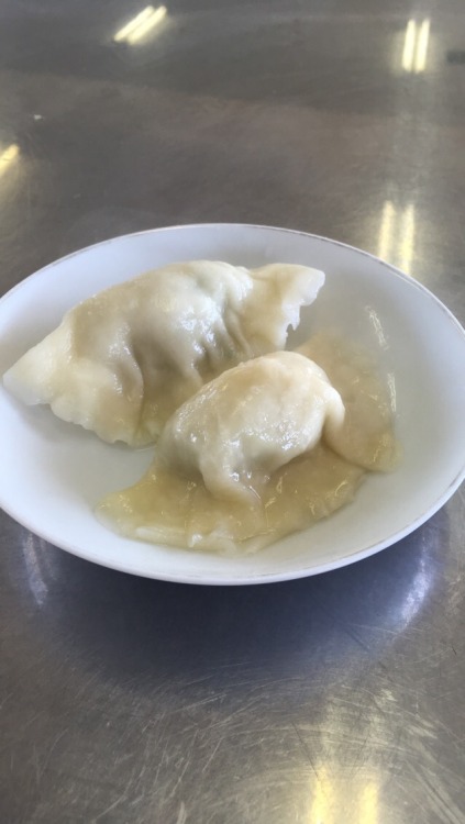 I made some fresh Mochi and Boiled Gyoza with some students on Friday! And one student showed me his