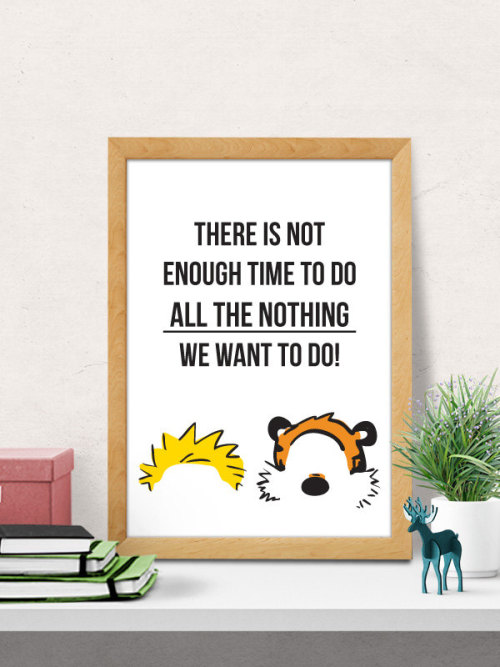 Nursery Decor, Kids Room Decor, Nursery Wall Art, Calvin and Hobbes print, Calvin Hobbes art, Cute N