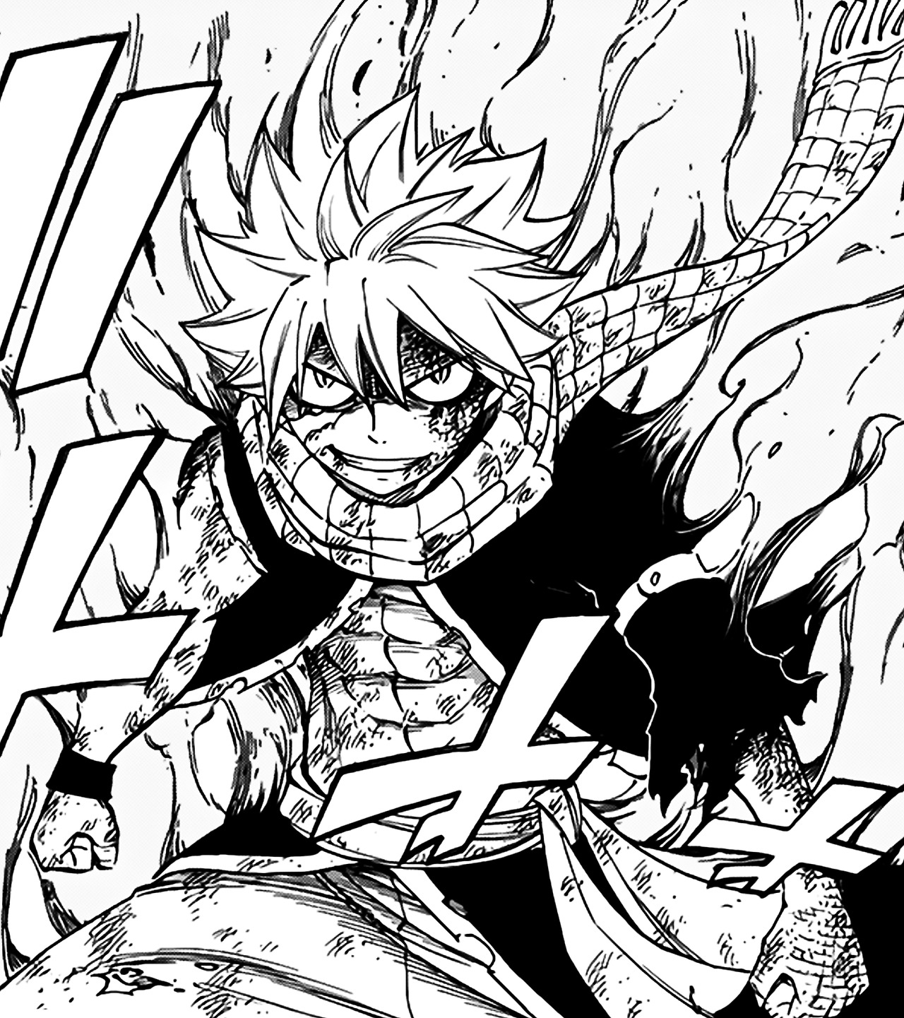 Images de Mangas - Natsu Dragnir En mode dragon force !