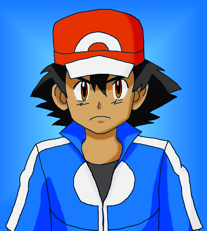 levifold:  Aaaaaaannnd I coloured my sketch of Ash in. I still maintain that I prefer