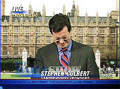 beeishappy:TDS | 2014.04.10 The Late Show with Stephen Colbert“The exciting news today is, I n