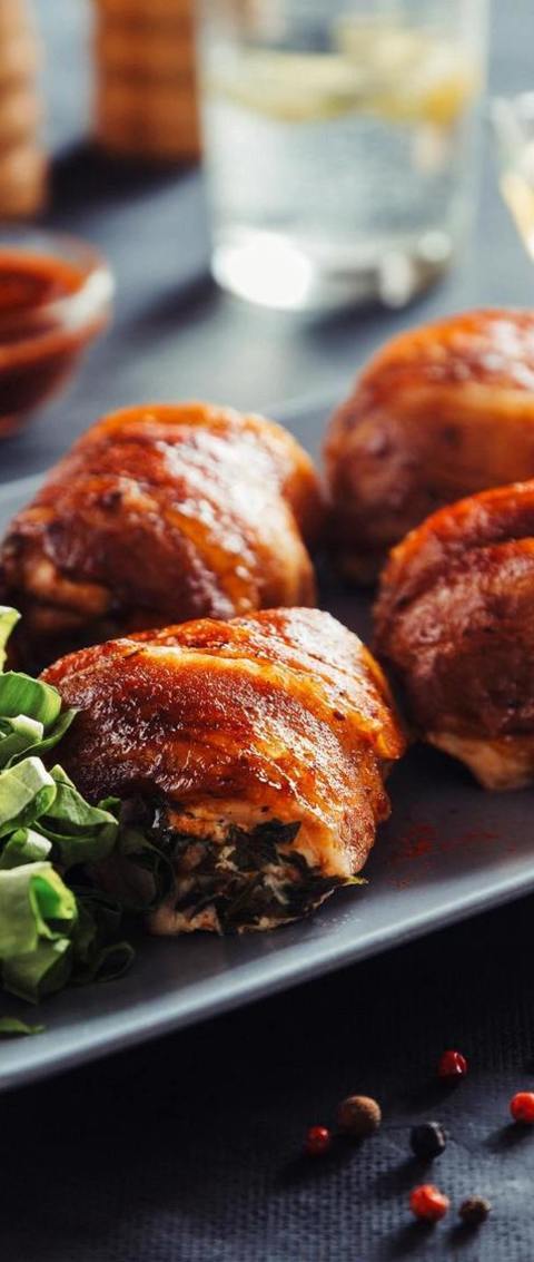 Chicken Breast Wrapped With Bacon Recipe