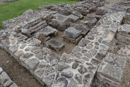 The Prefect’s House, Vindolanda Roman Fort, Northumberland, 29.4.18This was a substantial cour