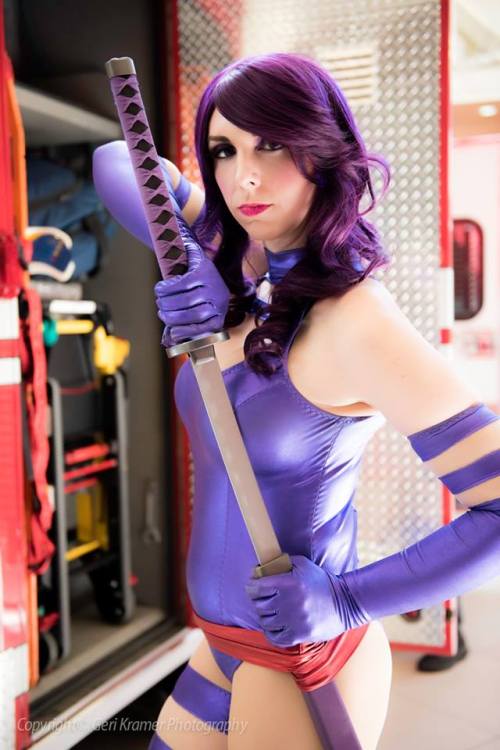 Jerikandra Cosplay (USA) as Psylocke.Photos by - Geri Kramer...