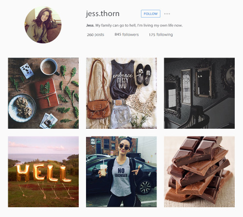 amateurdetectiveteaparty:Jessalyn Thronton + Instagram