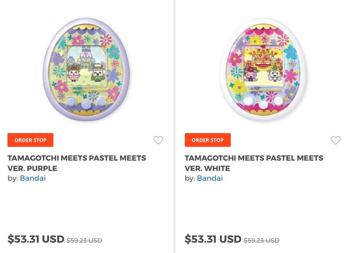 Tamagotchi Meets Pastel Ver White Bandai Japan 2019 for sale online 