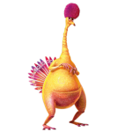 Flo Is Supposed To Be A Cute Animal? Because To Me She Is Very Strange And A Little Scary...