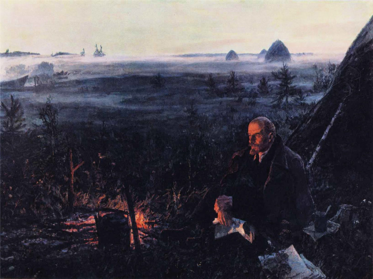 the-great-soviet-union:  Several pieces by Ukrainian artist Mikhail Khmelko.