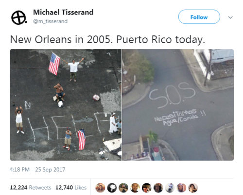 geodude:  africanaquarian:   mitchieshellychel:  nevaehtyler:  flacid-invader:  lifesustainingmeasures:  nevaehtyler: The government learned NOTHING  Nah, we just have prime examples of how they just don’t care about brown or black people.   1. Puerto