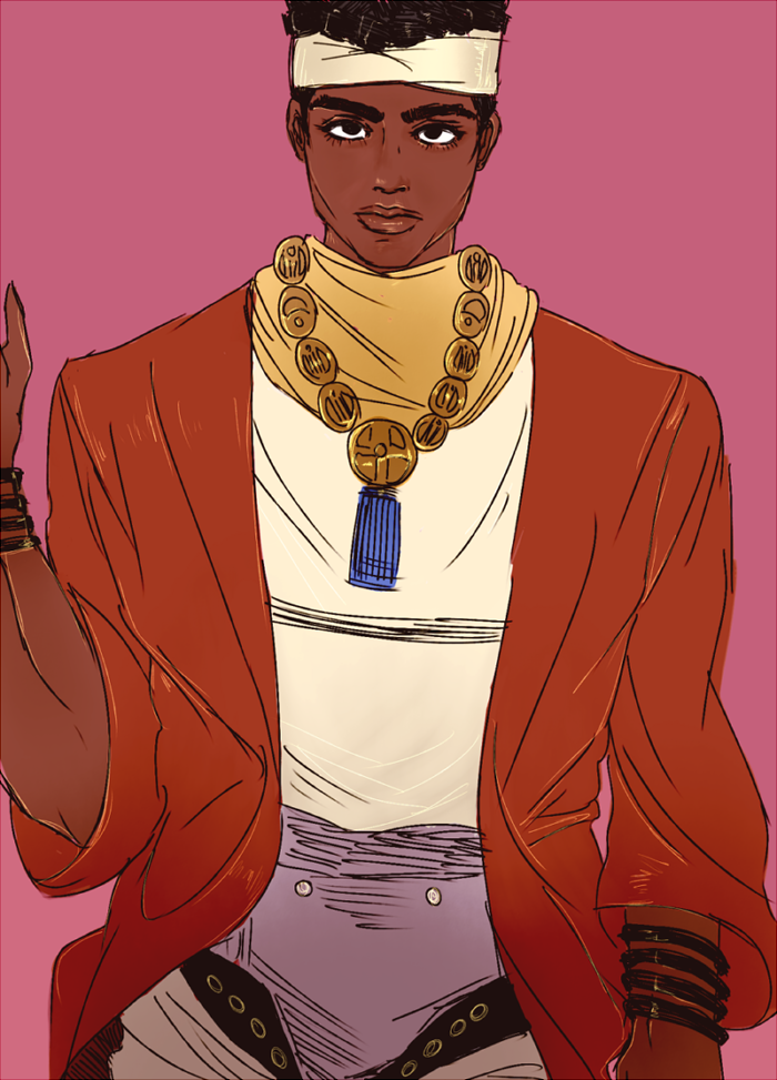pornstarbutters:I drew him in four different outfits because i couldn’t decide
