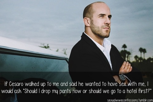 XXX sexualwweconfessions:  “If Cesaro walked photo