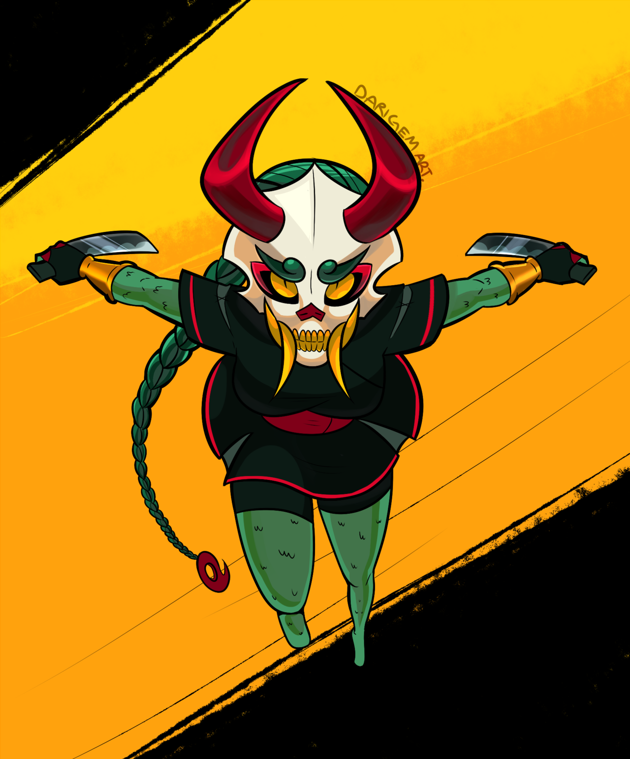 darigem-art:  lady naga