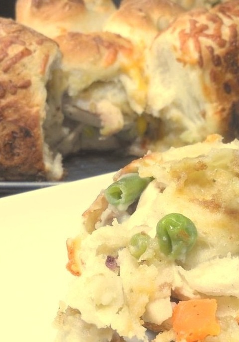 Bread - Thanksgiving Leftovers Monkey Bread