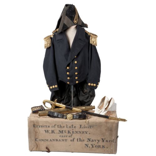 Uniform of Lt. Wilson Reed McKinney, US Navy, mid 19th century.from Cowan’s Auctions