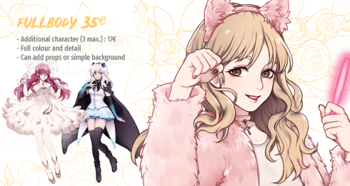 Commission status: FULL♥ Commission details here! ♥  * I only accept Paypal!Text 