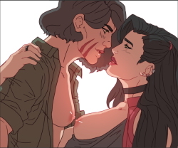 badasspantiestalker:Lin and Asami getting