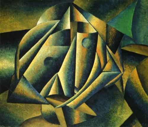 surrealappeal: Kazimir Malevich, Head of a Peasant Girl, 1913.