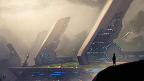 cinemagorgeous: Sci-fi concept art by Ildar Alimov.