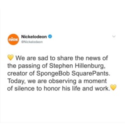 chgreenblatt:  nickanimation:  A phenomenally talented creator, coworker, and friend. It was truly an honor, Steve. 💛😢 https://at.nick.com/rememberingstephen  Steve game my first job in animation. He was generous and always a kind boss to work for.