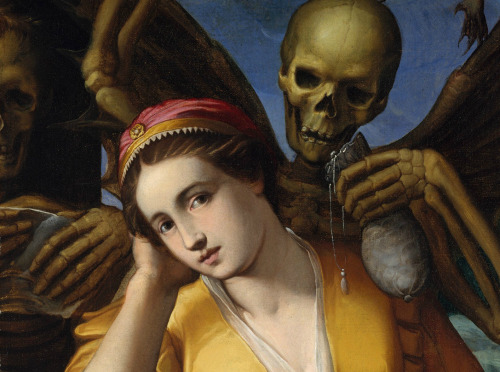 Jacopo Ligozzi, Allegory of Avarice (detail), 1590