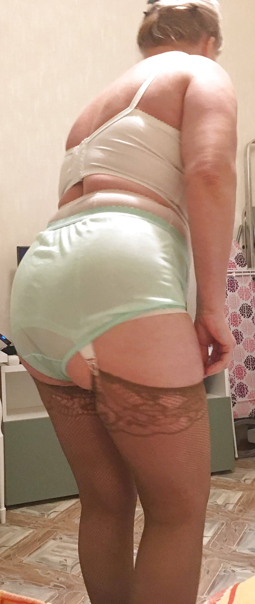 full back satin panties