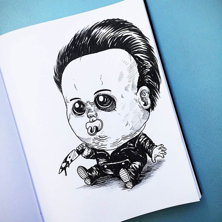 skindeeptales:  Terror Babies by Alex Solis 