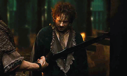 sannapersikka:Bilbo in The Desolation Of Smaug„He’s certainly different to the one you meet in Bag E