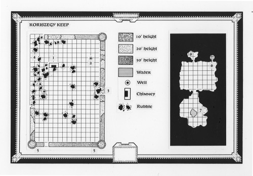 Koriszegy Keep map I dug up deep in my flat files from days of yore&hellip;I wanted to share it 