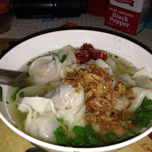 Stir that wonton soup. WHOOOOP