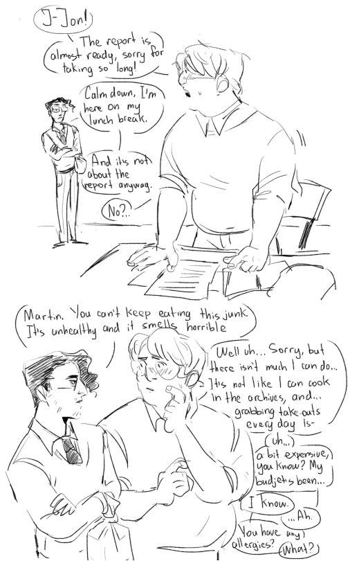 Oh No Jons So Clumsy Hes Gonna Cook Too Much Food All The Time Til Martin Lives In The Archives