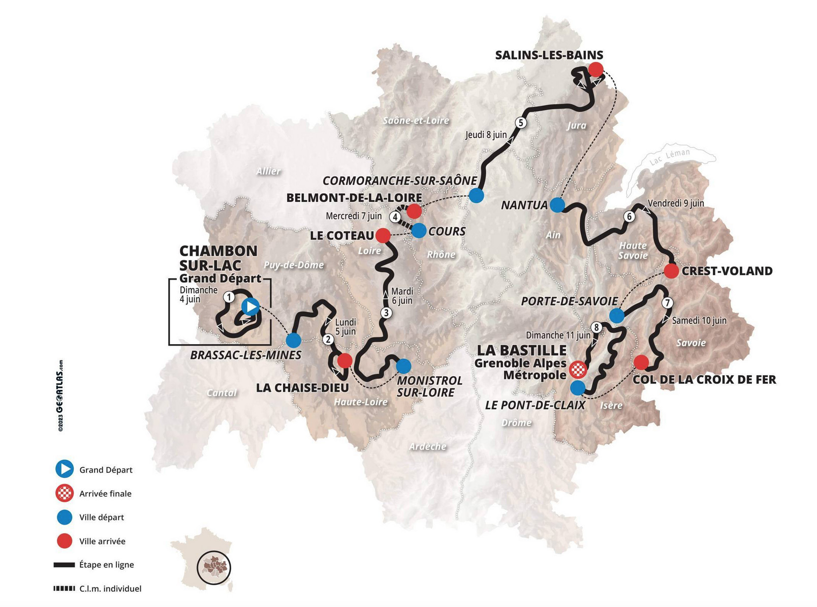 Forvent det marxisme plisseret Critérium du Dauphiné Route | The Inner Ring