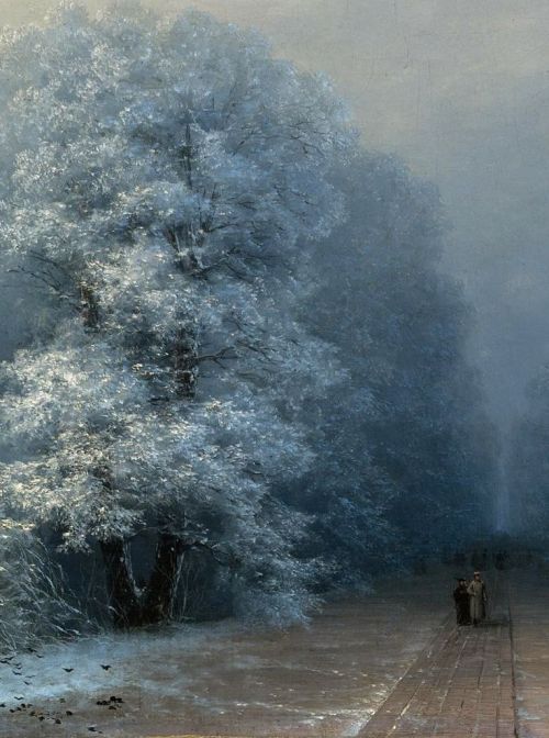 suonko: Ivan Konstantinovich Aivazovsky - Winter landscape