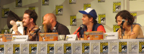 heckyeahgravityfalls: Pics of the live reading at the Gravity Falls SDCC 2014 panel with Alex Hirsch