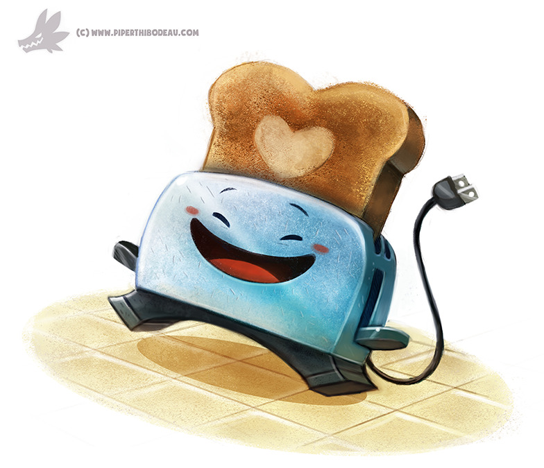 cryptid-creations:  Daily Painting #973. #BraveLittleToaster (FA) by Cryptid-Creations