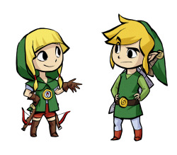 smashbrotherhood:  russelldels:  official art??? jk i made this. i’d like to believe that it’s very convincing heh  Toon Linkle is my favorite thing since she was announced 