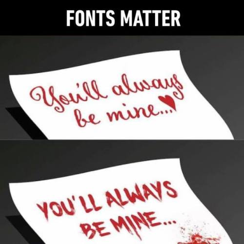 sixpenceee:  Fonts matter! Hah. porn pictures
