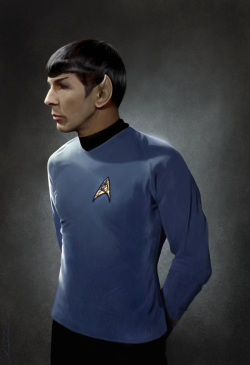 ex0skeletal:  Spock Digital Drawings by ~AmandaTolleson on deviantART 