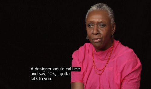 rustyblitz:fallencargolightspeedsound: Bethann Hardison on racism in the fashion industry. From Abou