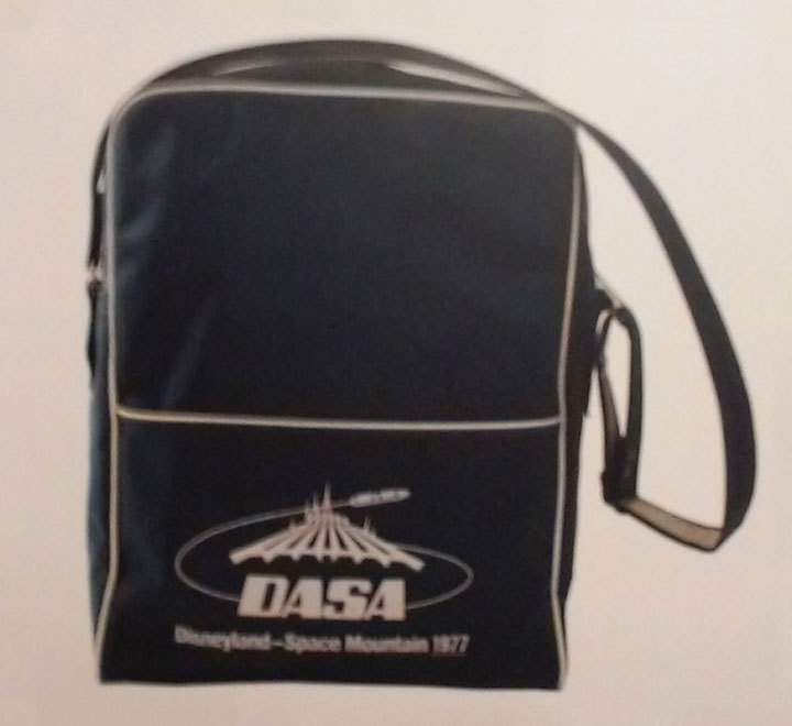 the-disney-elite:  Vintage Tomorrowland ‘travel bags’ themed to Space Mountain