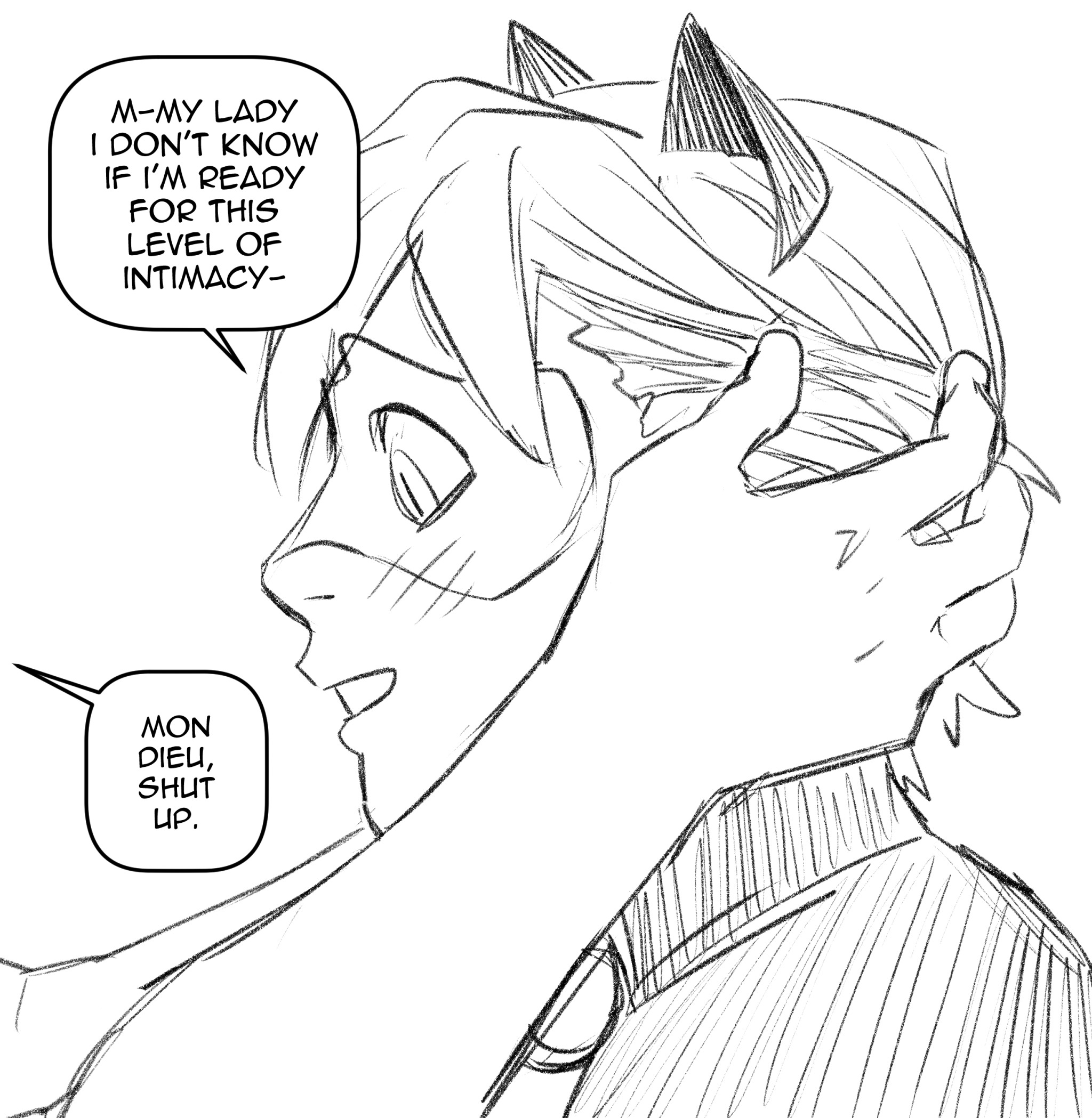 myriamsaviniart:Yep, you’ve fallen for a furry, Marinette. What you’re gonna do about it, uh?