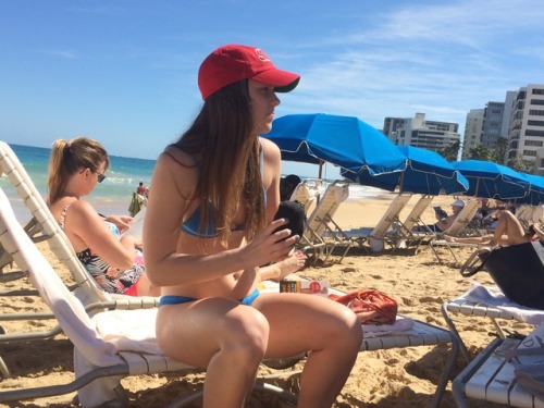 Candid Beach bunnies….bikini babes showing off their sexy, fit bodies.​​#slut #bikini #cockte