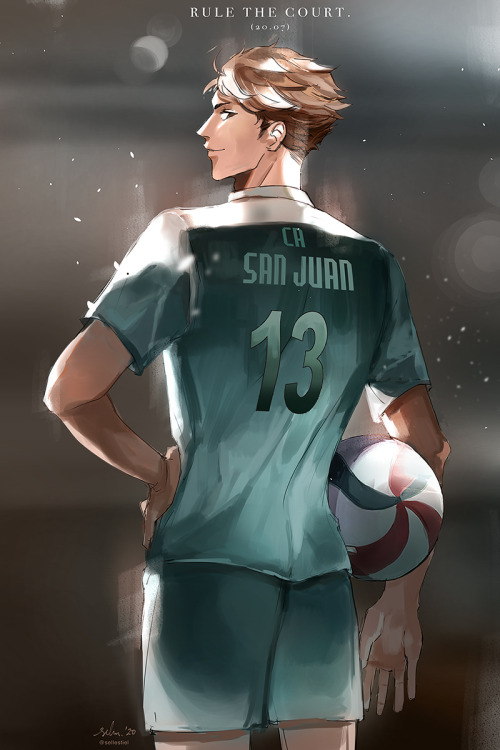 sellestiell: rule the court. (20.7), happy birthday, oikawa tooru