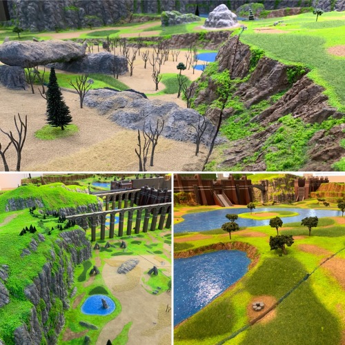 retrogamingblog2:Junichi Masuda shows off a huge diorama of the wild area from Pokemon Sword & S