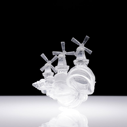 Translucent Hermit Crab Shells by Japanese artist Aki Inomata.